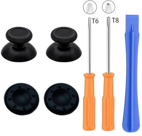 7PCS Xbox Joystick Ersatz für Xbox One/Xbox Series S/X Controller, Joysticks Reparatur Werkzeuge Kit für Xbox Series X/S, Xbox One Controller (7 Stück Xbox Reparatur Kit)