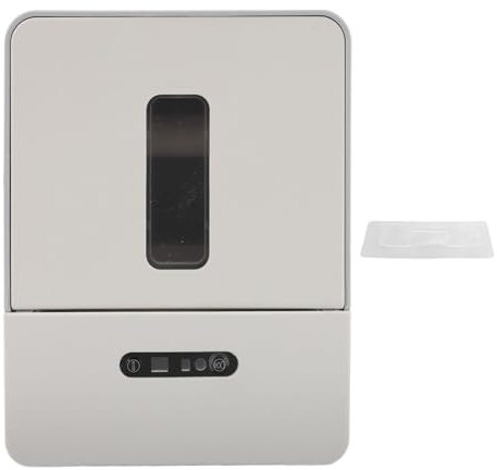 Haofy Distributore di Asciugamani di Carta Senza Tocco, Montaggio a Parete del Distributore di Asciugamani di Carta Rotolo Automatico con Luce Notturna per Hotel da Bagno, Facile (GRAY)