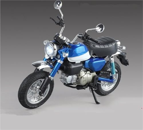 För Monkey 125, Legeringsmotorcykelmodell, Gjuten Metall, Gaturacingmotorcykelmodell, Barnpresent 1:9