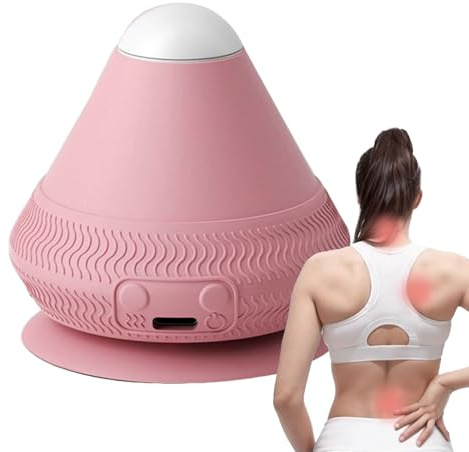 per massaggio muscolare montabile – Rullo di recupero elettrico con base a | Strumento di assorbimento posteriore riscaldato per rilascio | Massaggiatore fitness per uomini e donn