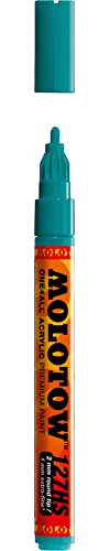 Molotow 127-HS Marker ONE4ALL, 2mm Spitze, 5,0ml, lagunenblau