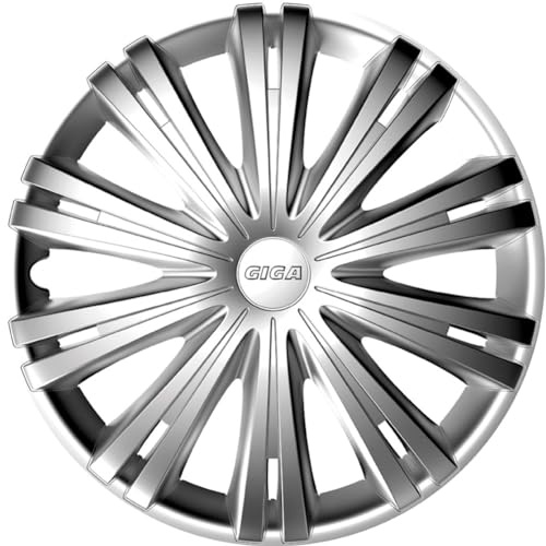 AutoStyle 4er Set Radzierblenden Giga 16-Zoll Silber