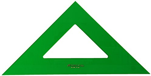 Faber Castell 734215 - Technische Geodreieck, 32 cm, nicht abgestufen, grün