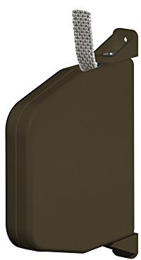 jarolift Avvolgitore Standard per Cinghia Tapparelle di Larghezza 15 mm, Orientabile, Montabile in Superficie a Vite, Inclusa Cinghia da 5 m, Marrone