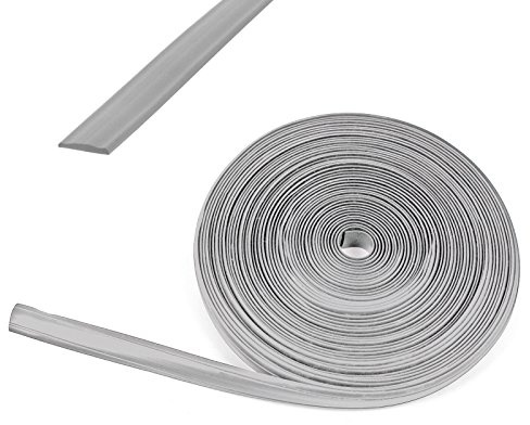 Kederband 12 mm Silber Kunststoff Leistenfüller für Wohnwagen und Wohnmobil