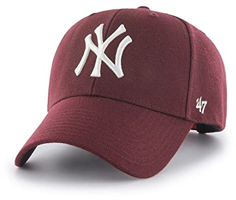 47 York Yankees Snapback Cap MVP MLB Dark Maroon - One-Size