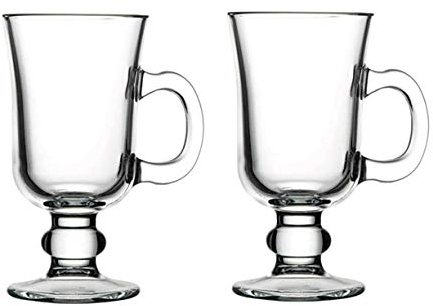 Pasabahce 55141 - Tazza di caffè irlandese, punch, vin brulé, cioccolata calda, set da 2