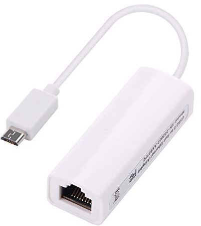 Micro USB zu RJ45 Buchse OTG 100 Mbit/s Fast Ethernet Netzwerkadapter Kompalit mit Tablet PC/Laptop (Windows, Mac OS X, Linux) Raspberry Pi und einigen Android-Geräten (TV Box .ect) (Micro USB)