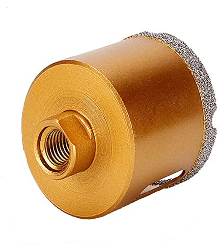 M10 Diamond Core Drill Bit - 40mm Diameter Hole Saw Vacuum Brazed Milling Cutter for Tile/Porcelain/Granite/Marble