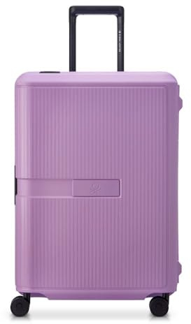 DELSEY Paris x United Colors of Benetton - Color Block HARDSIDE - Valise soute Rigide 66 cm x 46 cm x 28 cm - 73 L - Lavande