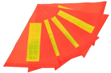 BESPORTBLE 5 Pcs Radfahren Fahnen Reflektierende Bike Fahnen Einfache Montage Für