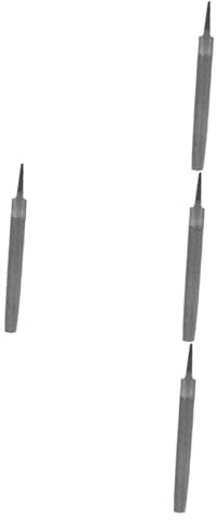 HOMSFOU 4stücke Half Round File Medium Cutting Hochwertige Halbrundfeile Aus Kohlenstoffstahl Für Holzschärfung Vielseitig Einsetzbar Für Verschiedene Materialien