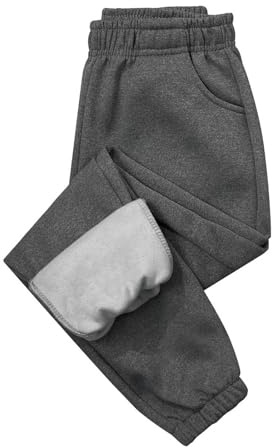 Pantalon Doublé Polaire Enfant Garcon Hiver 4-9 Ans Pantalon Taille Elastique Garçon Large Pas Cher Chic Casual Confortable Sport Jogging la Mode Streetwear Sweatpants