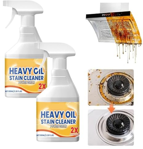 2025 New Multifunctional Kitchen Foam Cleaner & Degreaser Spray – Heavy-Duty Foaming Cleaner for Stubborn Stains, Range Hoods, Grime & Grease – Ideal for UK Kitchens (2)