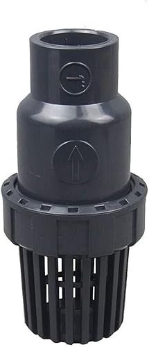Filtre à filet, filtre de pompe à eau, pompe de filtre à eau, ID 20 25 32 40 50 63 mm Filtre d'entrée et de sortie d'eau de pompe à eau, raccords d'aquarium à clapet anti-retour en PVC, 1 pièce.(40mm)