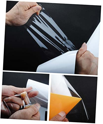 CHICAMPERA Película Protectora Transparente de Pvc Película Adhesiva para Coche Protección de Pintura Tablones