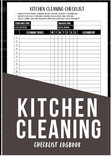 Kitchen Cleaning Logbook