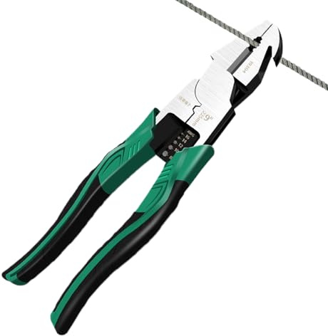 Alicates Cortacables | Pelacables,Tijeras Multifuncionales Pelacables Con Crimpadora Y Extractor De Clavos Para Electricistas, Joyería, Manualidades Y Reparación