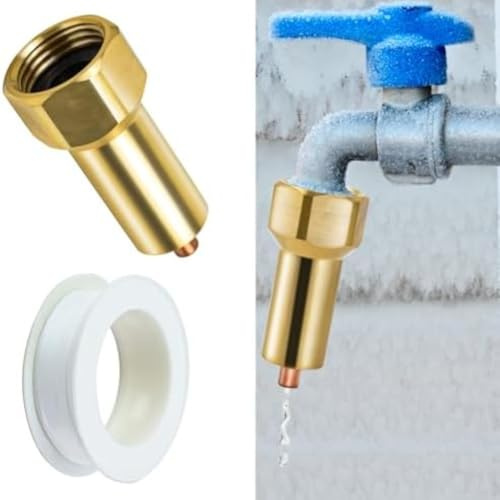Robustes Frostventil mit 3/4-Zoll-Gewinde, Messing, für den Außenbereich, Frostschutzventil mit intelligenter Tropftechnologie