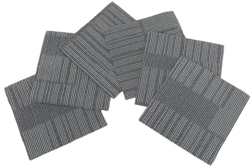 Kisangel 6 Pezzi Piastrelle Moquette Autoadesive Spesse Tappeti Ignifughi Resistente per Interni Isolanti Antiscivolo per Soggiorno e Ufficio
