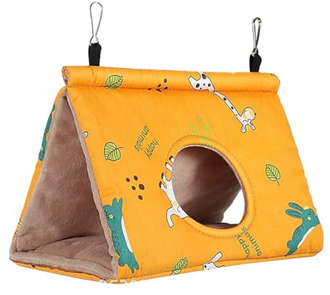 per Uccelli per Gabbia, Materiale Morbido in Peluche, 1 Pezzo, Tenda per Dormire per Animali Domestici, Ara, per Uccelli, Facile Installazione, per Ara, parrocchetti, pappagallini
