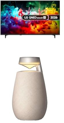 LG 50QNED70B6C 50-Inch QNED MiniLED AI 4K UHD Smart TV bundle with XO2 Portable Bluetooth Multi-Directional Speaker, 15H Battery Life, IP55 Waterproof