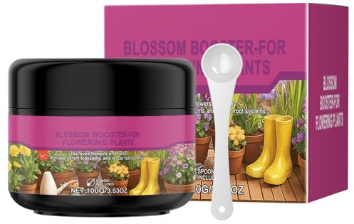 Concime Per Piante Fiorite Da Esterno,Con Cucchiaio Dosatore Polvere 100 G,Nutrienti Del Suolo Per Piante Da Frutto - Giardino Domestico Cortile Prato Vaso Raccolto Frutti