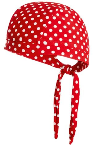 Playshoes Foulard Con Protezione Uv, Copricapo con cuffia da bagno Unisex - Bambini e ragazzi, Punti, 53