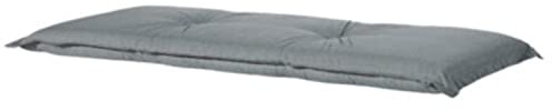 Madison Auflage Bank 50% Baumwolle/50% Polyester, L Basic, grau, 150 x 48 cm