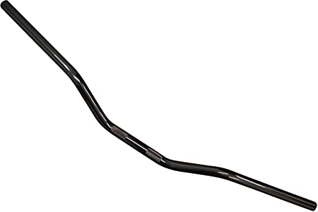 Motorcycle Black Drag Handlebars - 22mm 7/8 inch for Roadsters, Street Bikes, Bobbers, Choppers, Brat Bikes and Streetfighters | Universal Fitment