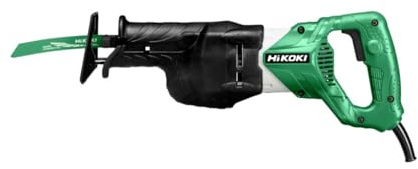 HiKOKI CR13V2J2Z 110V 1,010 W reciprocating Saw with 300 mm Cutting Capacity with case | 29mm stroke length with quick-change accessory fitting, reversible mounting and 300mm timber capacity.