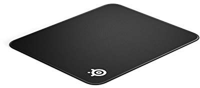 Steelseries Qck Edge Medium Negro - Alfombrilla de ratón (Negro, Monótono, Tela, Alfombrilla de ratón para juegos)