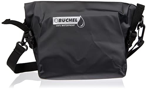 Büchel Lenkertasche, 100% wasserdicht, mit Tragegurt, schwarz, 81530001