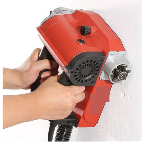 Pialla elettrica da muro Macchina for intonacare elettrica 2800W Ristrutturazione del vecchio muro senza angoli morti, piallatrice for muro di cemento spalare senza polvere