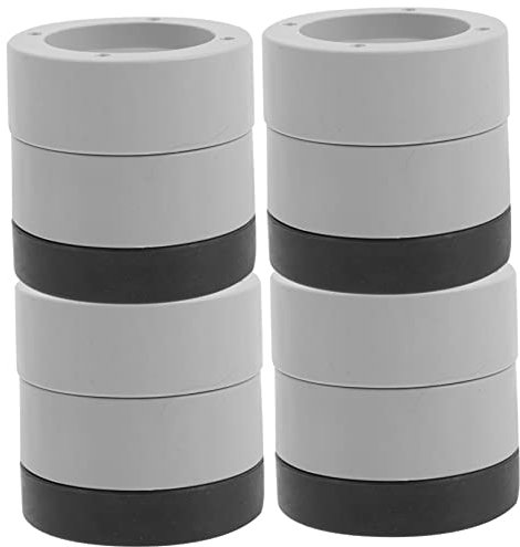 IMIKEYA 4pcs Anti-slip Shock Absorption Rubber Furniture Risers for Washing Machines and Home Furniture, Universal 6cm Height Booster Pads for Tables, Chairs, Beds