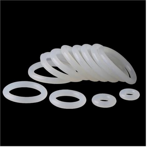 10 Stück weiße Silikon-O-Ring-Dichtung, CS, 4 mm Außendurchmesser, 12–80 mm, Silikon-Gummi-Unterlegscheibe, VMQ isolierte wasserdichte Dichtung, Dicke 4 mm (Größe : OD 30mm ID 22mm)
