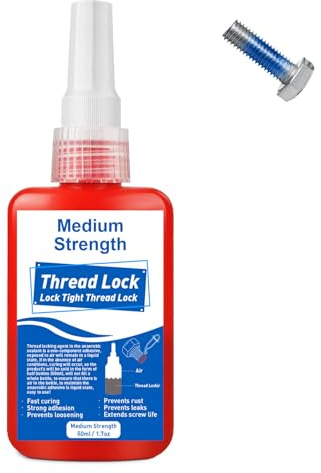 Lamxin - Freno de red fuerte, 50 ml, intensidad media de freno antióxido y antisuelto, freno de red azul para llenar los espacios y apretar los pernos, tuercas