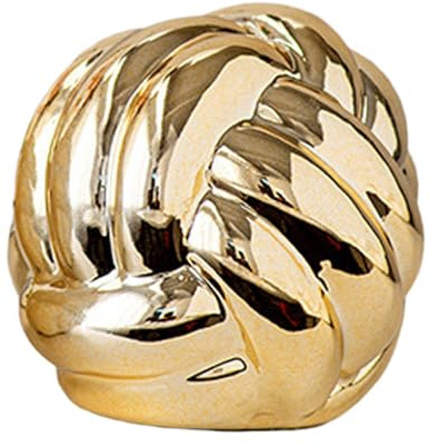 BLWOTMOR Cuscino Annodato per Divano E Auto, Cuscino Decorativo Annodato per Ufficio E Casa, Oro