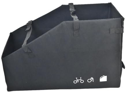 Hellery Organisateur de Rangement pour Vélos pour Le Transport du Coffre et de La Banquette Arrière de La Voiture, Noir