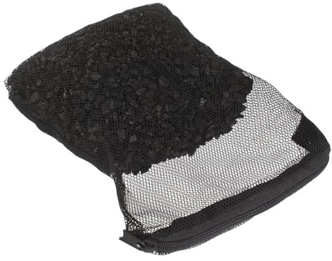 YARNOW 1 Paquet Charbon De Filtré Nettoyeur Pastilles De Filtre De Réservoir D'aquarium Média De Charbon De Bois De Filtre D'aquarium Artificiel Éponges Charbon Black