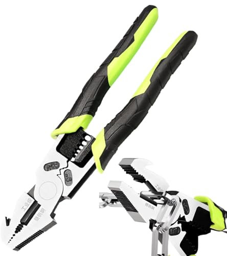 Pelacables eléctricos, pelacables multifuncionales de 9 pulgadas, alicates cortadores de cables, portátil, resistente, herramienta de pelado para cortar y dividir