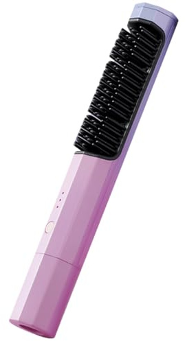 Beavorty Peine Alisador Inalámbrico De Cepillo Alisador De Pelo Usb Plancha De Cabello