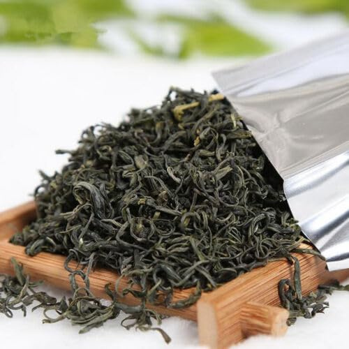 HELLOYOUNG Té verde Gyokuro té orgánico de hojas sueltas té verde de hierbas chino elaborado tradicionalmente con aroma fresco natural y sin aditivos (100g)