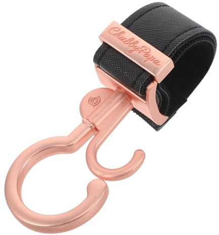 BESTonZON Drehbare Kinderwagenhaken Kinderwagen-organizer-tasche Taschenhalter Aus Metall Befestigung Für Einkaufstaschen Und Kinderwagen-aufbewahrung