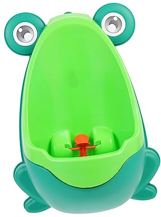 Hoement Vaso per Addestramento al Vasino in Piedi per Ragazzo Ragazza Ragazza Piccoli Orinatoio in Plastica Ruota Idraulica Rotante e Design Fumetti Facile da Pulire e Risparmiare Spazio