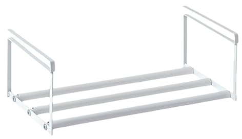 Peakjune Panier de Rangement Coulissant sous Étagère,Panier de Rangement Extensible sous étagère,économise de l'espace Armoire à Chaussures,pour Commode,Salle à Manger,Chambre à Coucher,Armoire