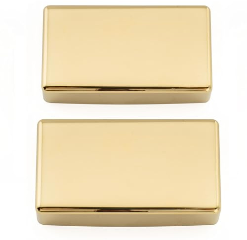 Musiclily Pro Geschlossen Humbucker Kappe Pickup Cover Gold 2er Set