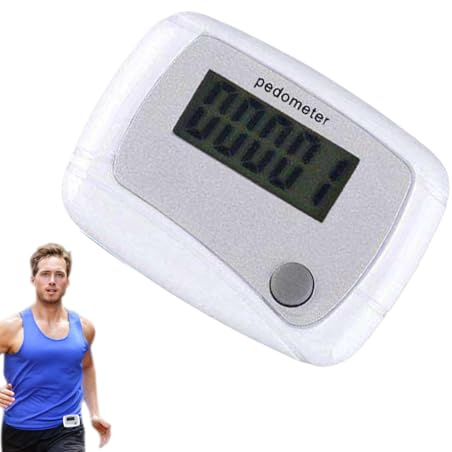 Step Counter for Elderly | Digital Fitness Sports Walk Meter | 3D Step Pedometer - for Sports Backpacking Running Training Travel Workout