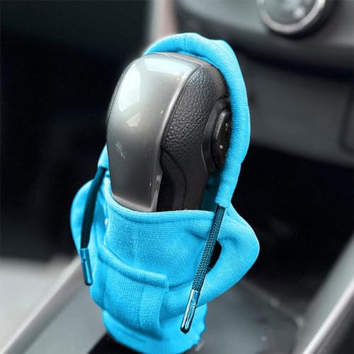 Auto-Gangschaltungs-Hoodie-Abdeckung, Auto-Innenzubehör, Universal-Hoodie, Mini-Hoodie-Schutzabdeckung (blau)