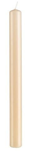 Stabkerzen Champagner 25 x 3 cm, Inhalt 12 Stück